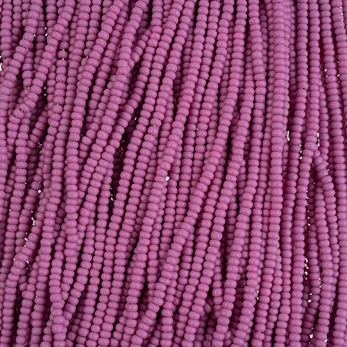 Czech Seed Beads 11/0 Permalux Dyed Chalk Matte Strung