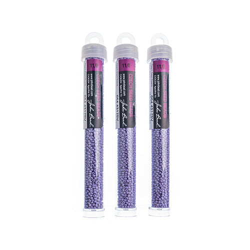 Czech Seed Beads 11/0 Permalux Dyed Matte - Approx 24g Vials
