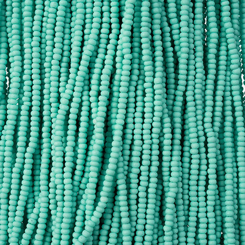 Czech Seed Beads 11/0 Permalux Dyed Chalk Matte Strung