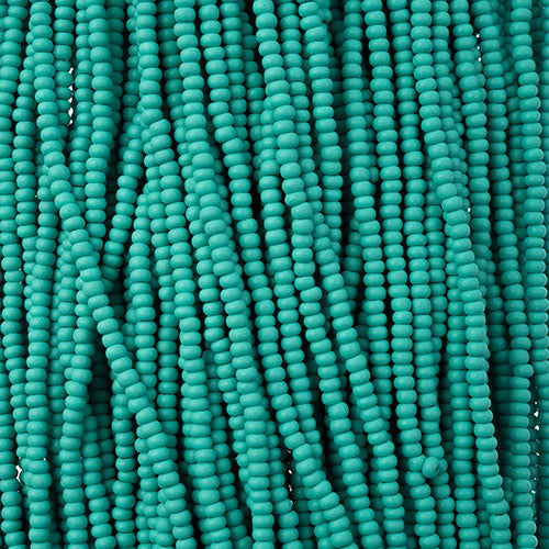 Czech Seed Beads 11/0 Permalux Dyed Chalk Matte Strung
