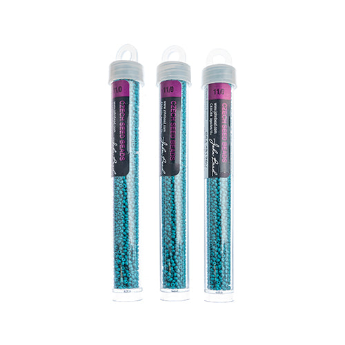 Czech Seed Beads 11/0 Permalux Dyed Matte - Approx 24g Vials