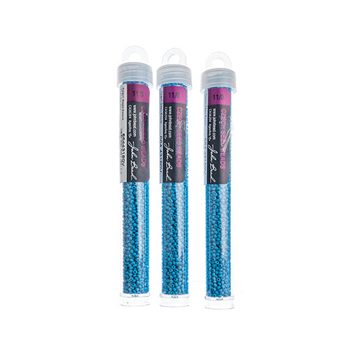 Czech Seed Beads 11/0 Permalux Dyed Matte - Approx 24g Vials
