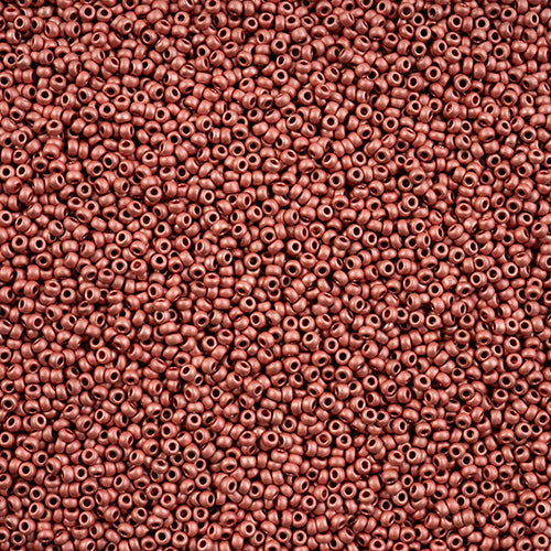 Czech Seed Bead 11/0 Terra Metallic Matt