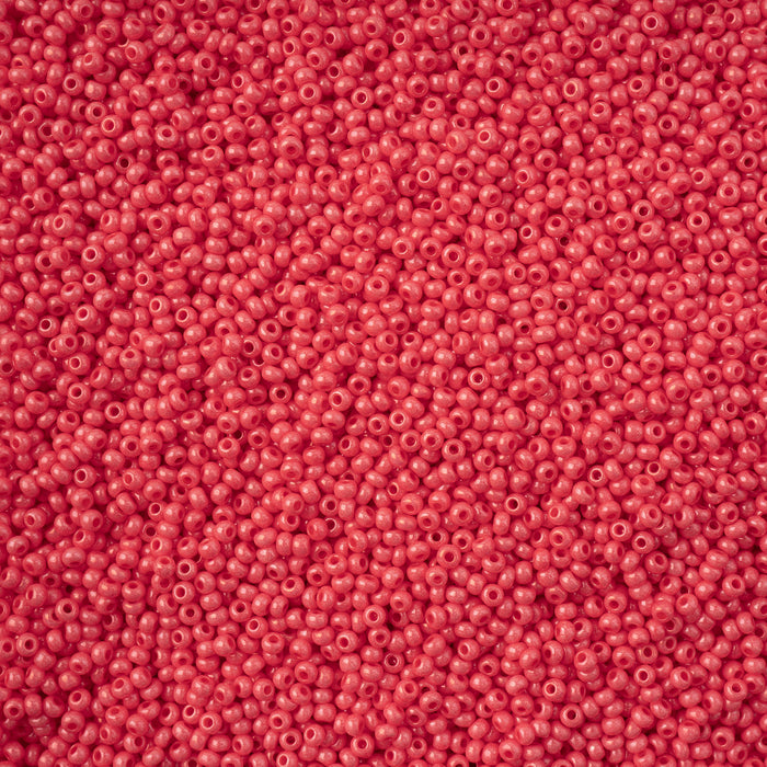 Czech Seed Bead 11/0 Bright Chalk Sfinx Terra Dyed Loose