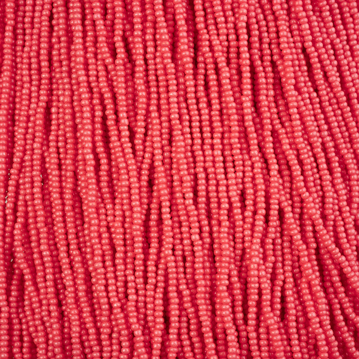 Czech Seed Bead 11/0 Bright Chalk Sfinx Terra Dyed Strung