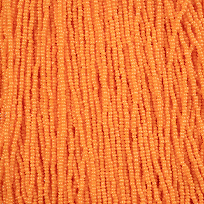 Czech Seed Bead 11/0 Bright Chalk Sfinx Terra Dyed Strung