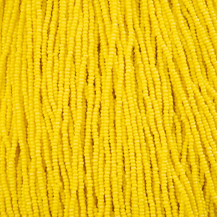 Czech Seed Bead 11/0 Opaque Matt Rainbow Strung