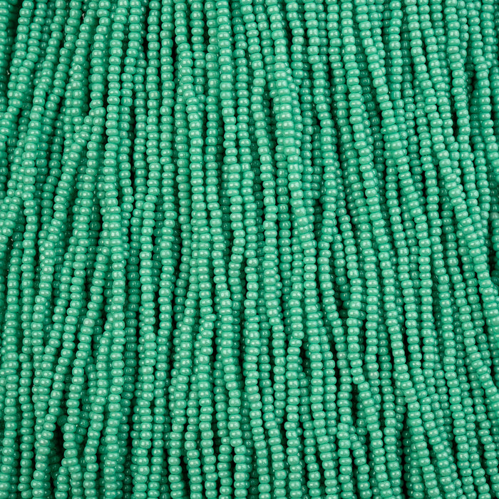 Czech Seed Bead 11/0 Bright Chalk Sfinx Terra Dyed Strung