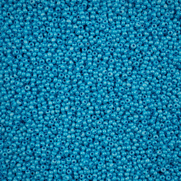 Czech Seed Bead 11/0 Bright Chalk Sfinx Terra Dyed Loose