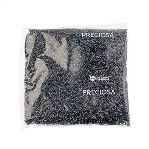 Czech Seed Bead 11/0 Pearl Navy Jet Terra