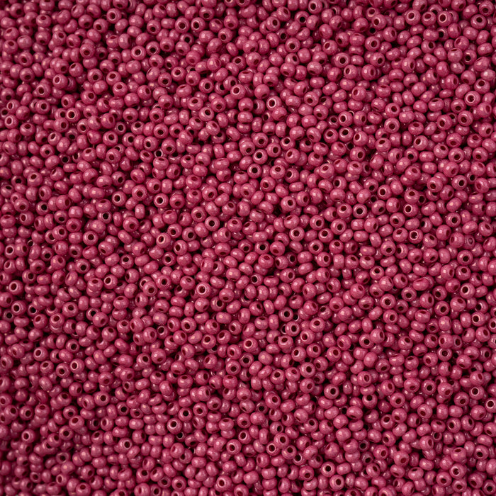 Czech Seed Bead 11/0 Bright Chalk Sfinx Terra Dyed Loose