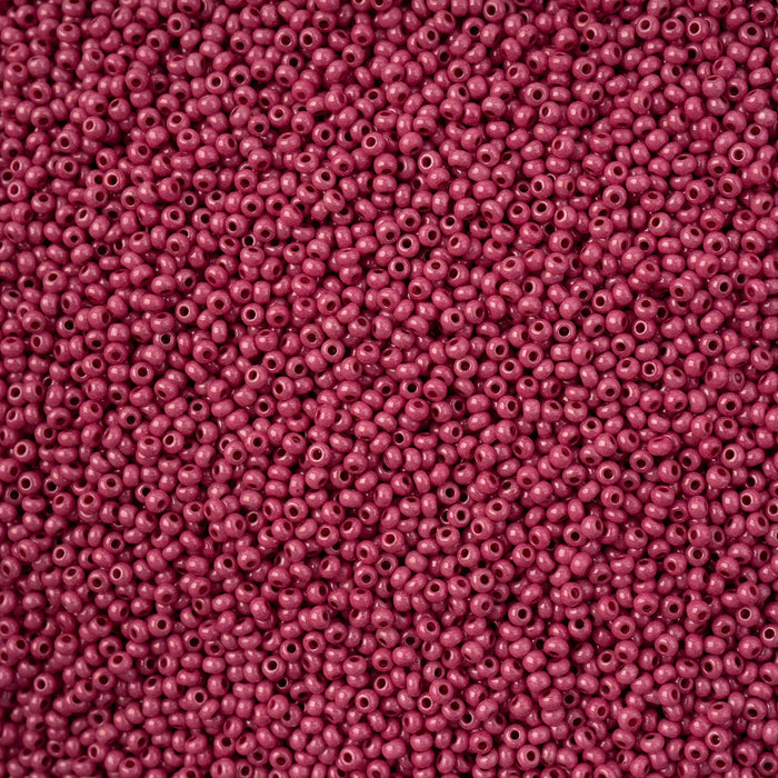 Czech Seed Bead 11/0 Bright Chalk Sfinx Terra Dyed Vial 23 grams