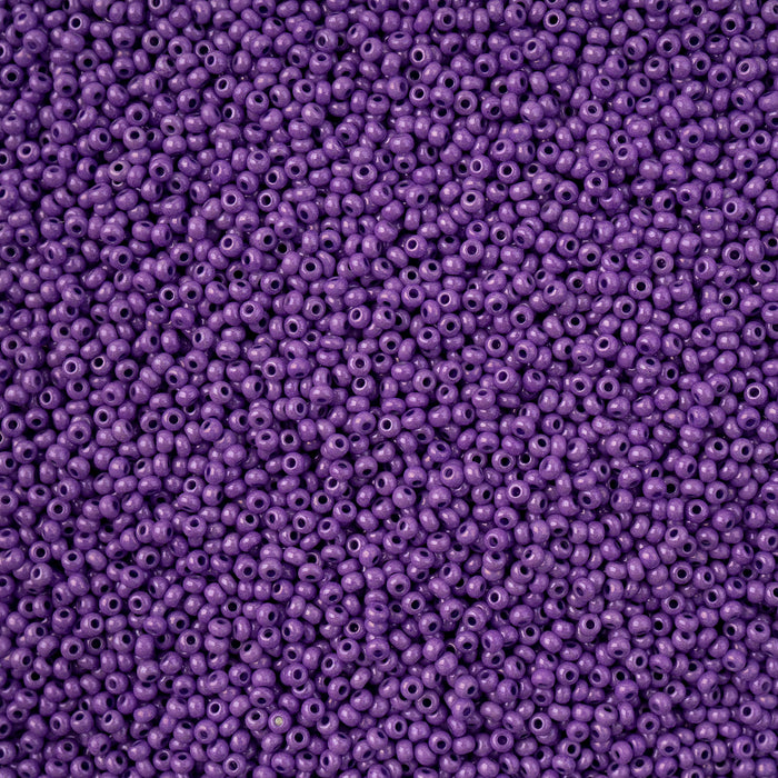 Czech Seed Bead 11/0 Bright Chalk Sfinx Terra Dyed Loose