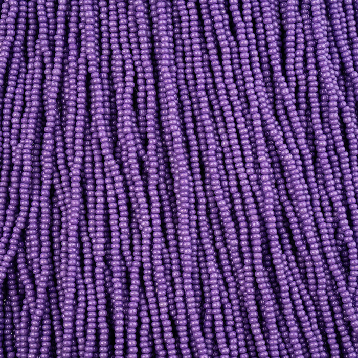 Czech Seed Bead 11/0 Bright Chalk Sfinx Terra Dyed Strung