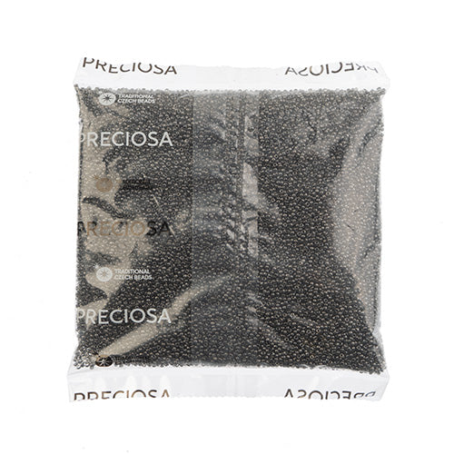 Czech Seed Bead 11/0 Crystal Luster Grey