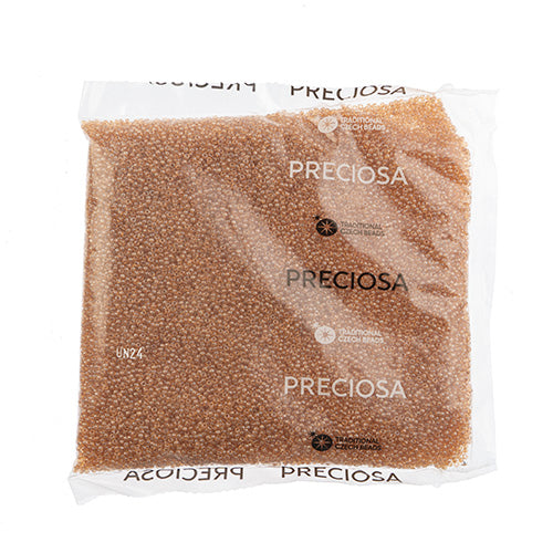 Czech Seed Bead 11/0 Crystal Luster Brown