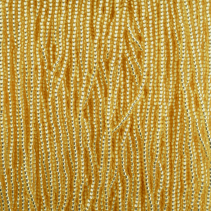 Czech Seed Bead 11/0 Silver Lined Solgel Strung