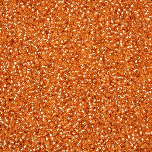 Czech Seed Bead 11/0 Silver Lined Solgel Loose