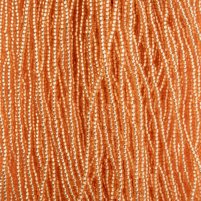 Czech Seed Bead 11/0 Silver Lined Solgel Strung