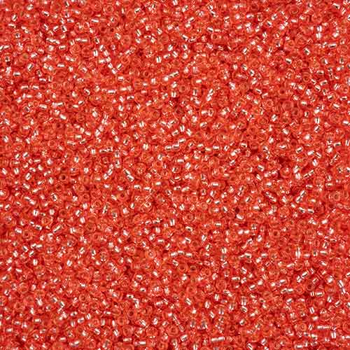 Czech Seed Bead 11/0 Silver Lined Solgel Loose