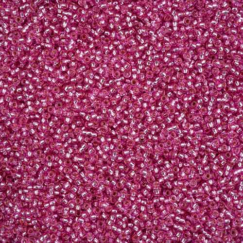 Czech Seed Bead 11/0 Silver Lined Solgel Loose