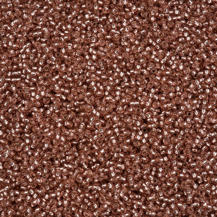 Czech Seed Bead 11/0 Vial Silver Lined Solgel 23 grams