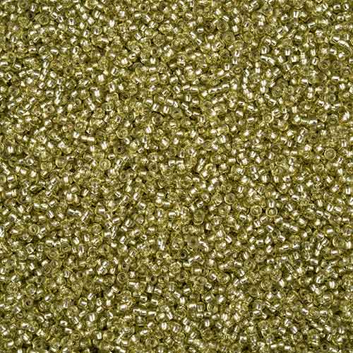 Czech Seed Bead 11/0 Silver Lined Solgel Loose