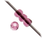 Czech Seed Beads 13/0 Cut Transparent Strung