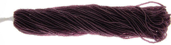 Czech Seed Beads 13/0 Cut Transparent Strung