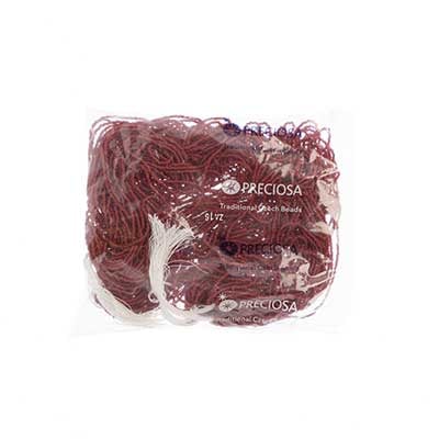 Czech Seed Beads 13/0 Cut Opaque Strung