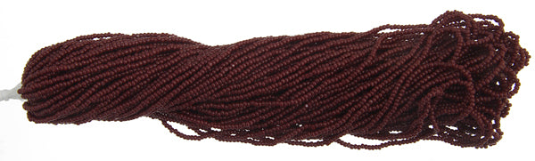 Czech Seed Beads 13/0 Cut Opaque Strung
