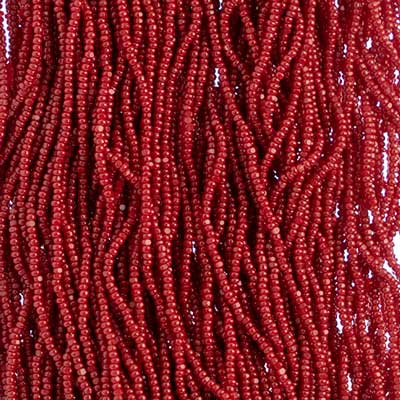 Czech Seed Beads 13/0 Cut Opaque Strung
