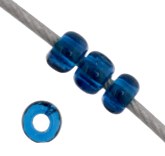 Czech Seed Beads 13/0 Cut Transparent Strung