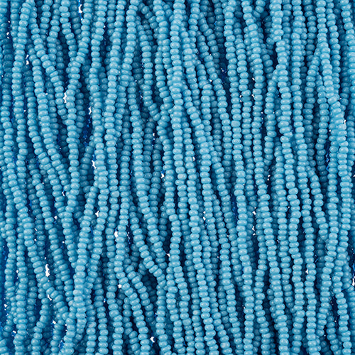 Czech Seed Beads 13/0 Cut Opaque Strung