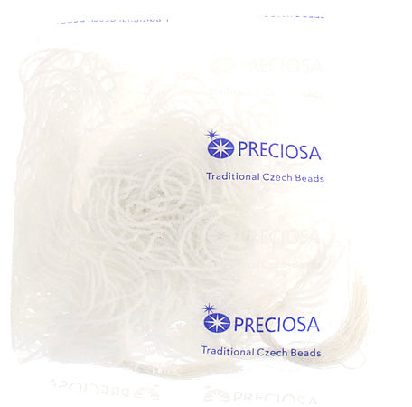 Czech Seed Beads 13/0 Cut Opaque Strung