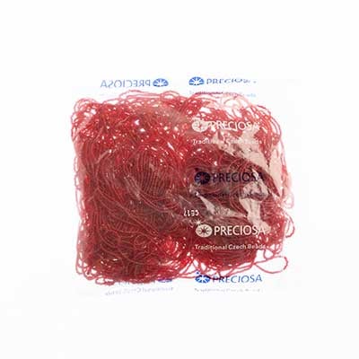 Czech Seed Beads 13/0 Cut Transparent Strung