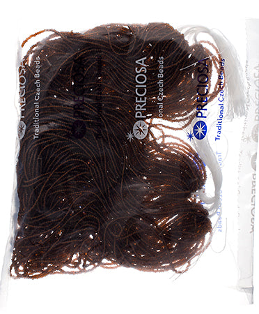 Czech Seed Beads 13/0 Cut Transparent Strung