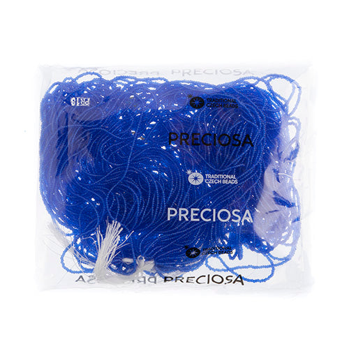 Czech Seed Beads 13/0 Cut Transparent Strung