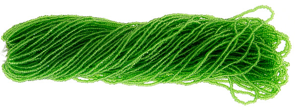 Czech Seed Beads 13/0 Cut Transparent Strung