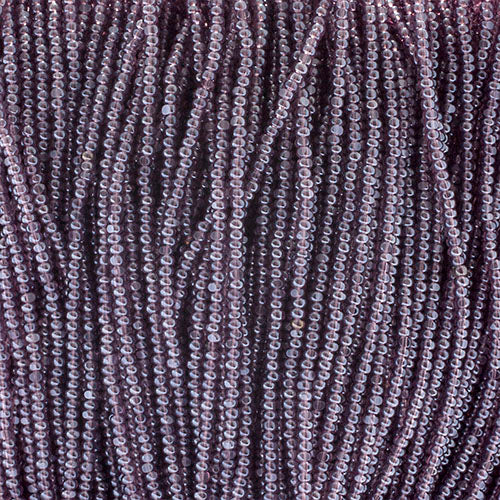 Czech Seed Beads 13/0 Cut Transparent Luster Strung