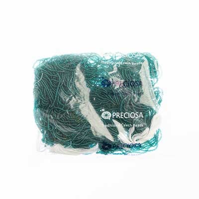 Czech Seed Beads 13/0 Cut Transparent Strung