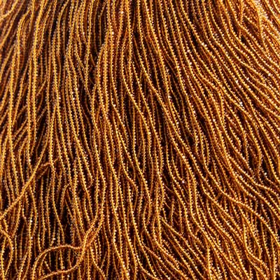 Czech Seed Beads 13/0 Cut Transparent Strung