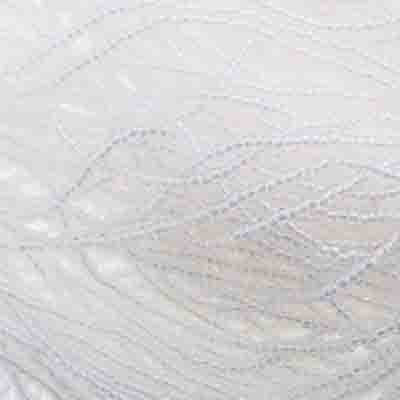 Czech Seed Beads 13/0 Cut Transparent Aurora Borealis Strung