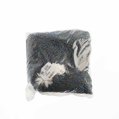 Czech Seed Beads 13/0 Cut Transparent Aurora Borealis Strung