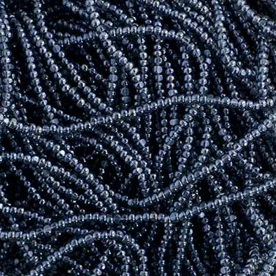 Czech Seed Beads 13/0 Cut Transparent Luster Strung