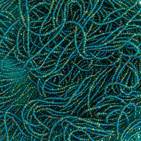 Czech Seed Beads 13/0 Cut Transparent Luster Strung