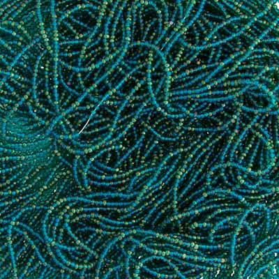 Czech Seed Beads 13/0 Cut Transparent Luster Strung