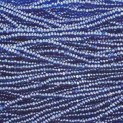 Czech Seed Beads 13/0 Cut Transparent Luster Strung