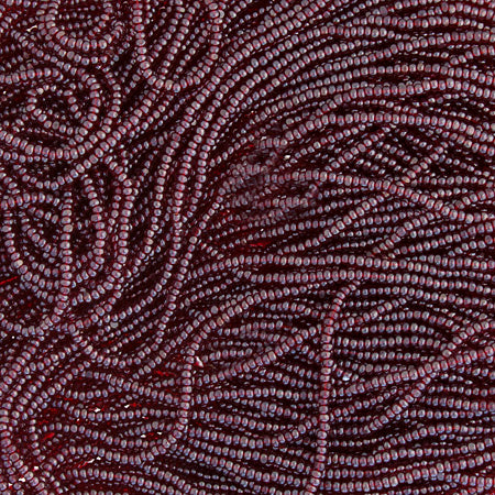 Czech Seed Beads 13/0 Cut Transparent Luster Strung