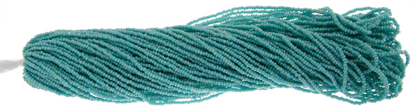 Czech Seed Beads 13/0 Cut Opaque Aurora Borealis Strung